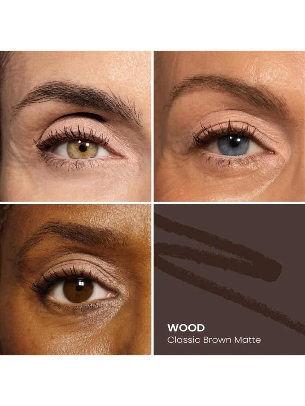 Glide Eyeliner for Mature Women - Smooth Application, Long-Lasting Brown Shade